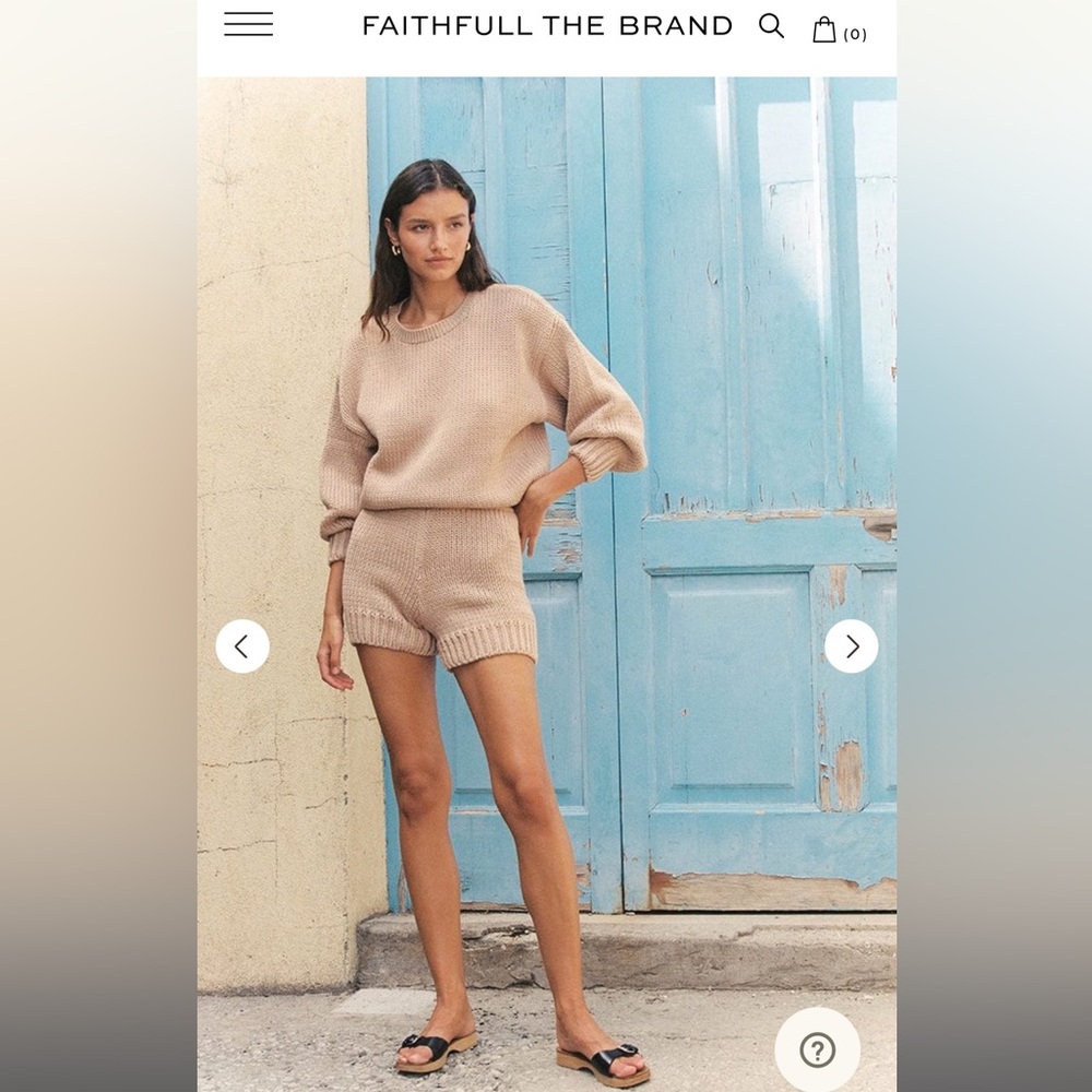 Faithfull Ganika knit shorts only